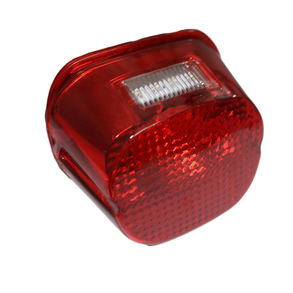 

Motorcycle Red Lens Led Tail light Taillight License Light Brake Stop For Harley Sportster Night Train Low Rider Fat Boy