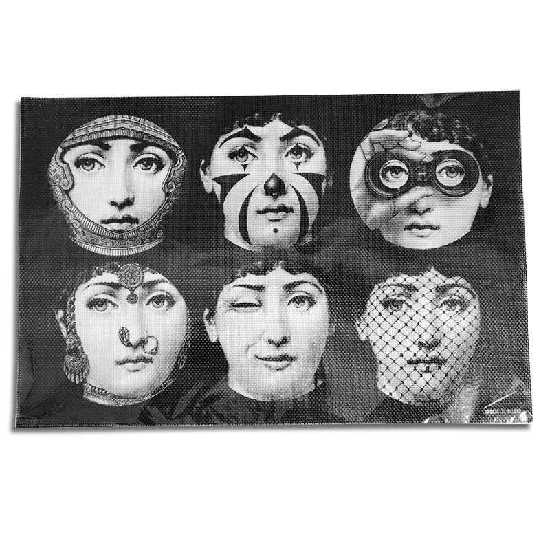 Винтажные fornazetti Art Master кофейные коврики обеденные настольные коврики органайзер для кухонных принадлежностей экологически чистые салфетки вечерние украшения
