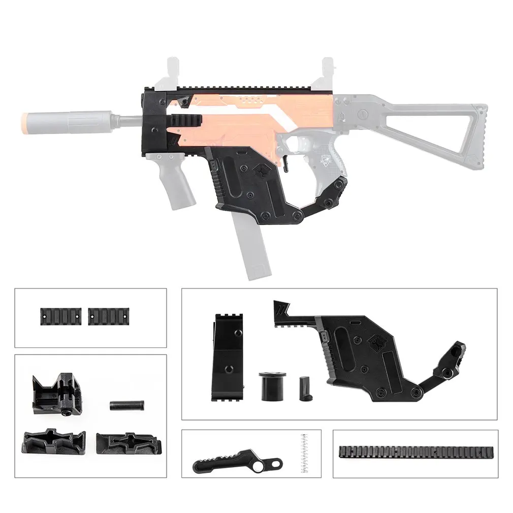 Высокопрочный пластик 3D печать модульная мод Kriss вектор имитация комплект комбо 6 предметов для Nerf STRYFE изменить лучшие игрушки