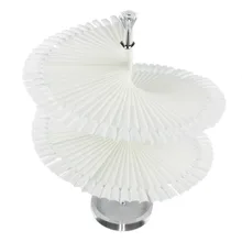 120 шт Ложные ногтей практическая Палитра-Веер Дисплей Стенд спиральный дисплей полка для УФ-гель для ногтей цветная диаграмма