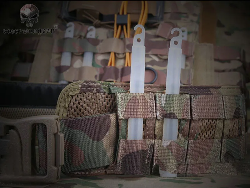 Военный waistbend Emersongear MOLLE несущие утилита пояса мультикам черный EM9241MCBK