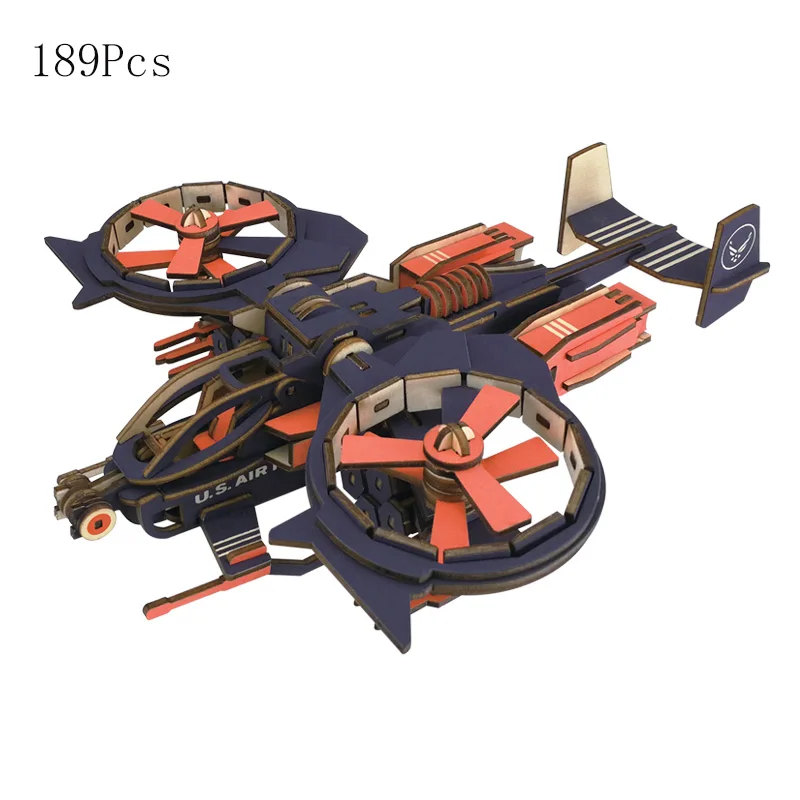 DDWE Submachine Fighter/бомбардировщик/модель самолета 3d Трехмерная деревянная