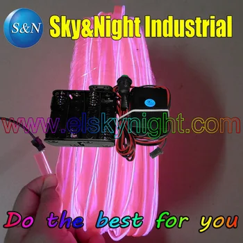 

Event & Party Supplies Welt EL wire-Pink color 12M for sawing onto clothing easy use (Flashing)Night dress+Free shipping