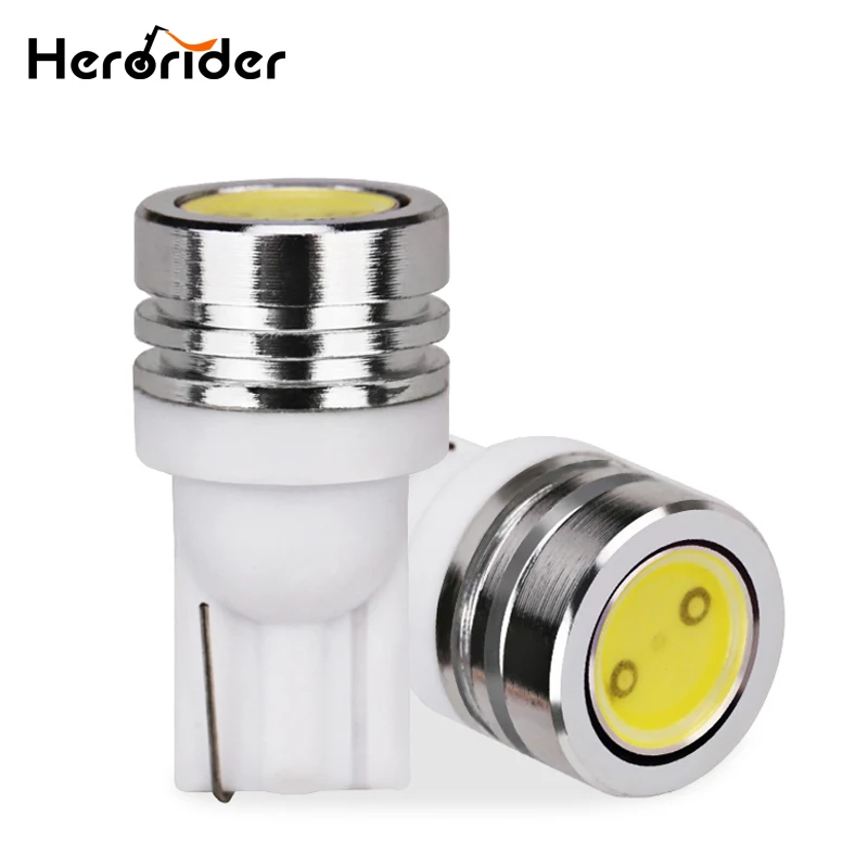 

T10 194 168 LED W5W Bulbs COB Led Chip Wedge Side Parking Dashboard License Lamps 12V Car Styling