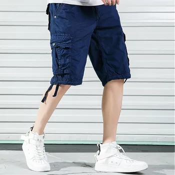 

Mens Cargo Shorts Summer Solid Color Loose Casual Short Pants Men For Work Travel Dating Compression Distressed Male Shorts Men