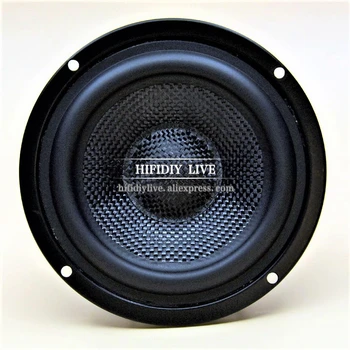 

HIFIDIY LIVE HIFI 4 inch 4.5" Midbass Woofer speaker Unit 8 OHM 50W Glass fiber vibratory basin Loudspeaker BT4-116S
