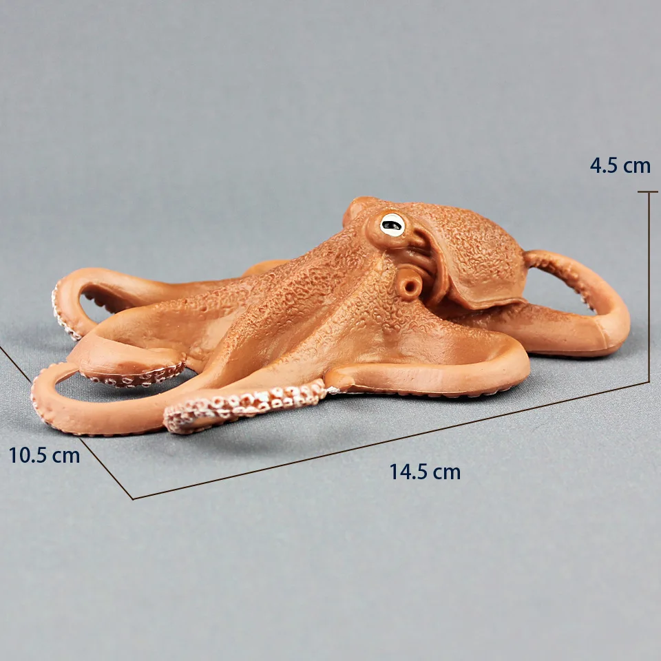 Модель осьминога для морских организмов игрушки монстра коллекция игрушек