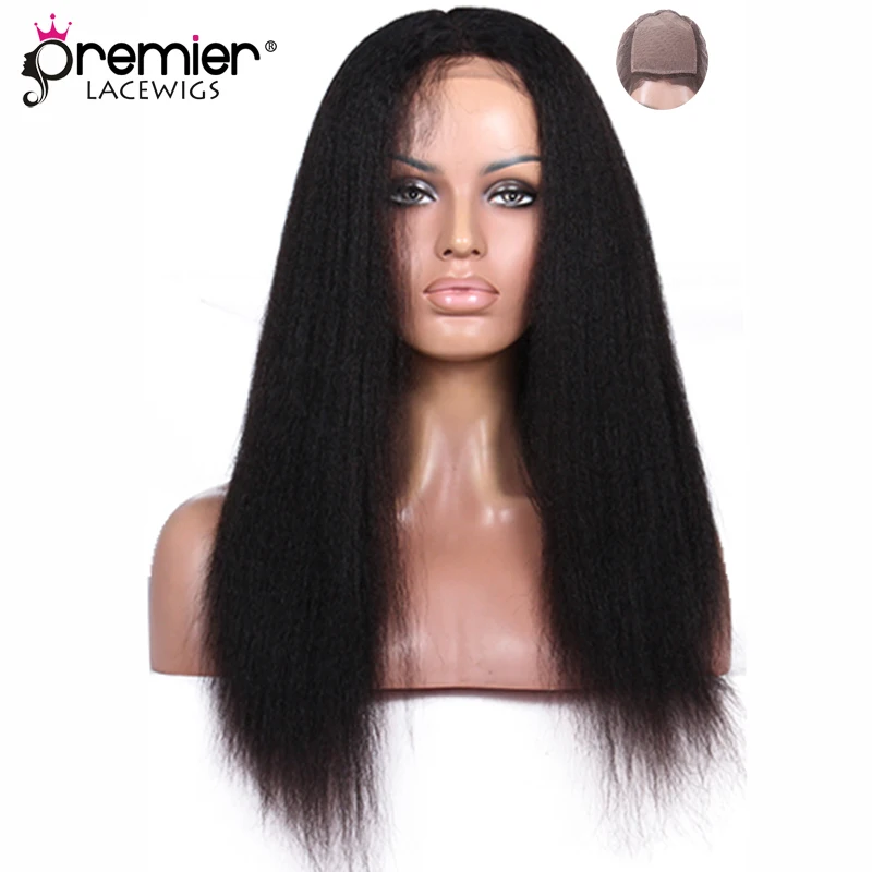 PREMIER LACE WIGS Silk Top Full Lace Wigs Indian Remy Hair Kinky