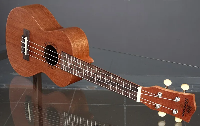 23 дюймов 4 струны Мини Акустическая гитара полный Sapele Ukulele музыкальные Струнные инструменты гитара 17 ладов палисандр гитары UC-110