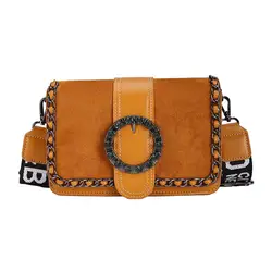 Amorvivi 2019 сумки новая маленькая квадратная сумка с буквенным ремешком на ремне цепь круглая пряжка с бриллиантами сумка через плечо