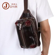 061018 новая популярная мужская кожаная сумка-мессенджер, Мужская маленькая поясная сумка