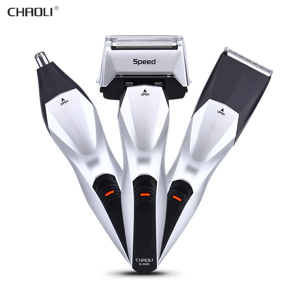 

Rechargeable Shaver Male Systemic Portable Electric 3 in 1 Rechargeable Reciprocating Multi-function Razor Shaving Machine