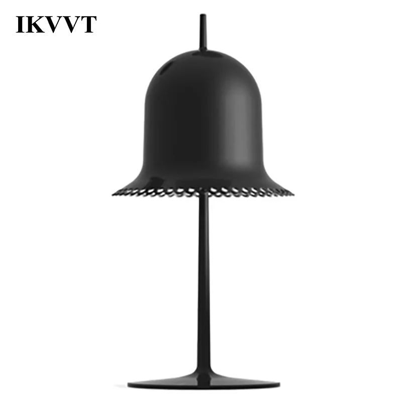 IKVVT современная алюминиевая Настольная лампа Лофт спальня гостиная столовая