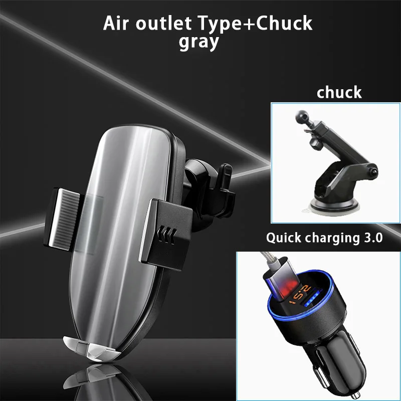 Air outlet Type+chuck silver