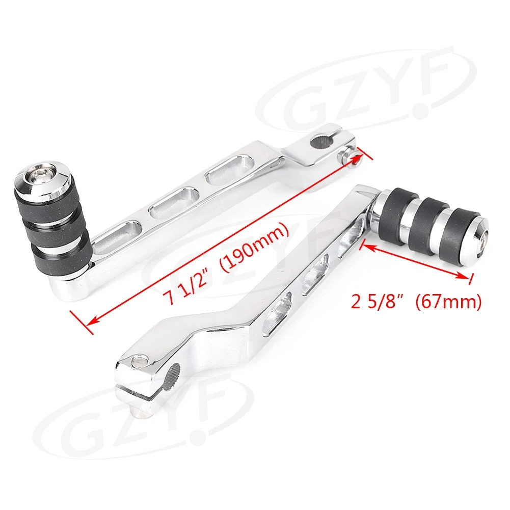 CNC мотоциклетные рычаги переключения на пятке для Harley Davidson HD 1986 позже FL Softail/88 Touring
