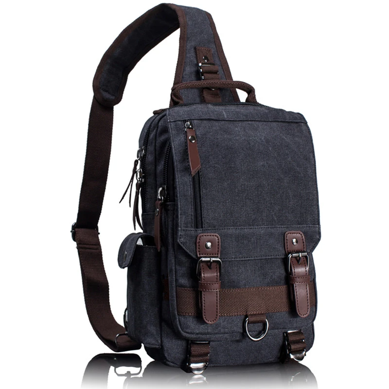 Tourya قماش Crossbody أكياس للرجال النساء ريترو جلدية العسكرية رسول حقيبة صدر للرجال الكتف حقيبة رافعة كبيرة قدرة حقيبة يد Tourya قماش Crossbody أكياس للرجال النساء ريترو جلدية العسكرية رسول حقيبة صدر للرجال الكتف حقيبة رافعة كبيرة قدرة حقيبة يد