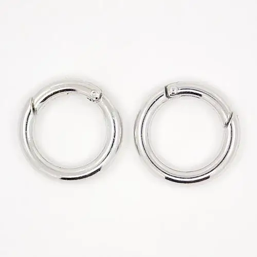 

alloy key chain findings, nickel free, ring, Metal color, about 24mm in diameter, 16mm inner diameter, 4mm thick