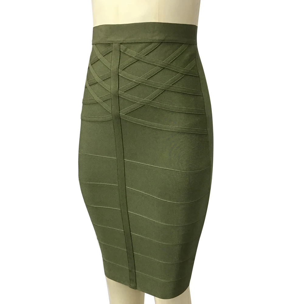 KAOUYOU 2019 Сексуальная Карандаш Bodycon полосатая повязка юбки высокая талия юбки женские