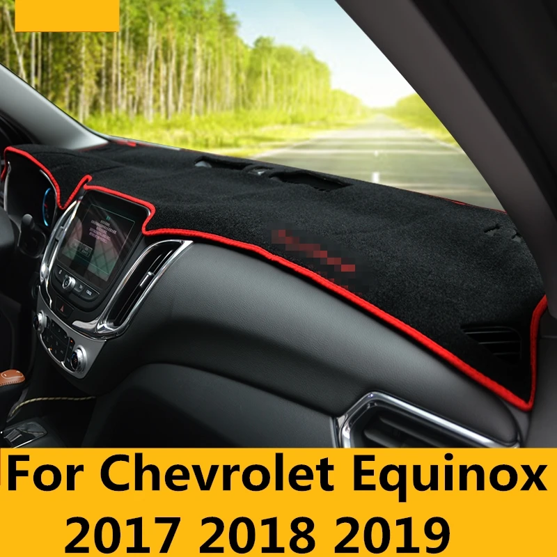 

For Chevrolet Equinox 2017 2018 2019 Dashboard Cover Mat Pad Sun Shade Avoid Light Dash Board Carpet Protector Auto Accessories
