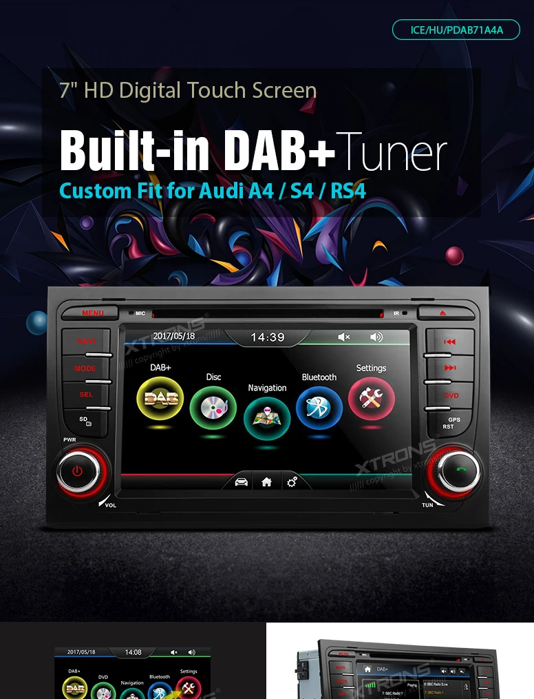 Cheap 7" DAB+ Car Radio DVD Player GPS For Audi A4 B6 A4 B7 S4 B7 S4 B6 RS4 RS4 B7 SEAT Exeo Auto 2 Din Bluetooth SD RDS Radios Stereo 0 Cheap 7" DAB+ Car Radio DVD Player GPS For Audi A4 B6 A4 B7 S4 B7 S4 B6 RS4 RS4 B7 SEAT Exeo Auto 2 Din Bluetooth SD RDS Radios Stereo 0