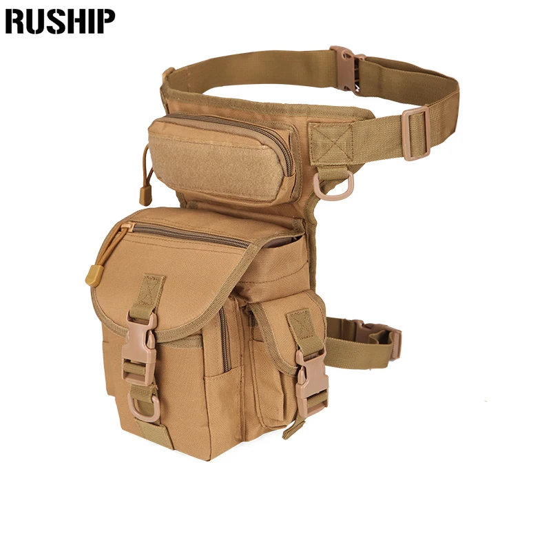 

AOKALI Waterproof Nylon 800D Rider Leg Bag Men Women Vintage Travel Hip Fanny Bags Cell Phone Case Purse Belt Waist Thigh pack