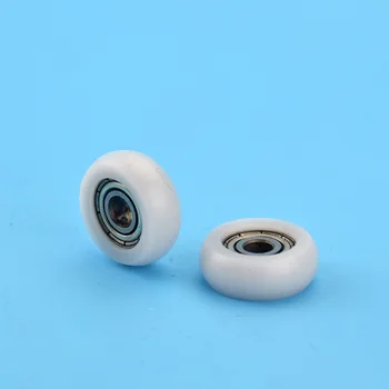 

5pcs 4*16*6 mm R type idler pulley ball bearings bearing flat slide wheel bearing pulley ball
