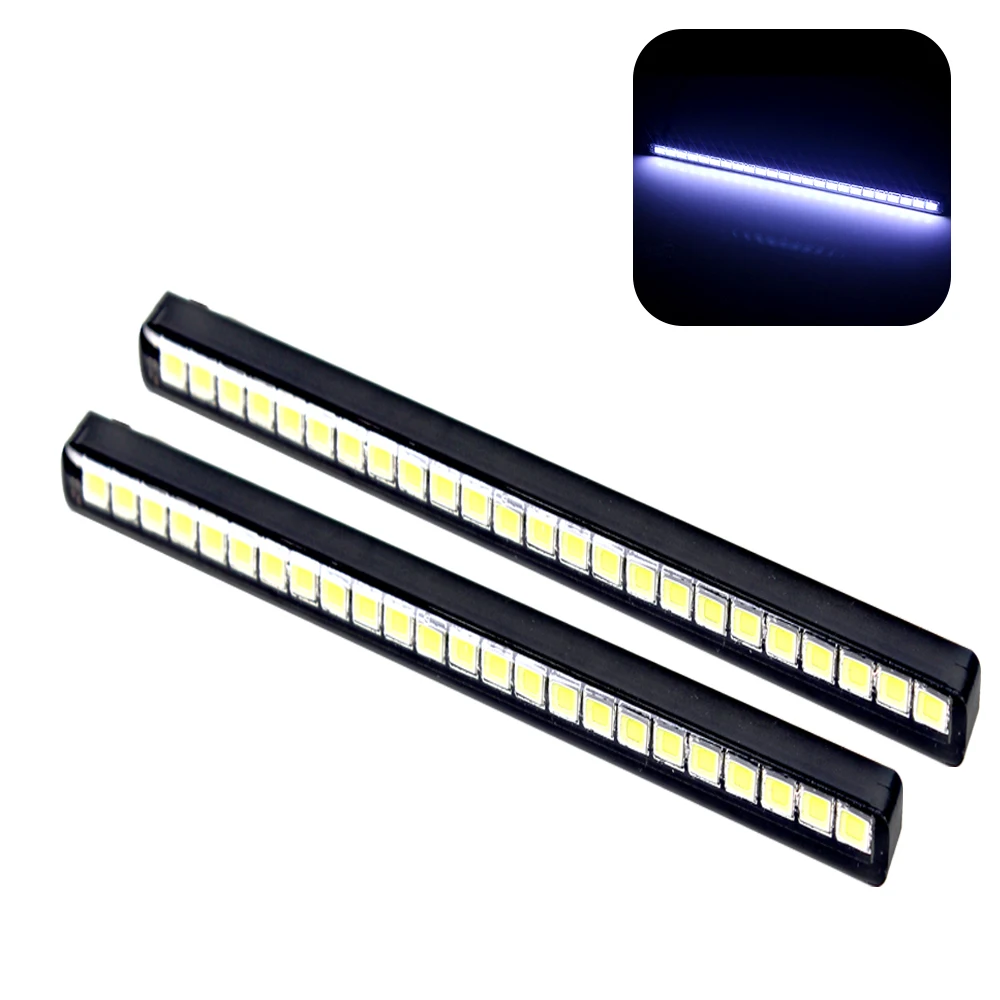 

2Pcs LED Car DRL Daytime Running Lights DC 12V 24 LEDs Automobiles Fog Lamp LED Bar Car-styling Light Source Waterproof