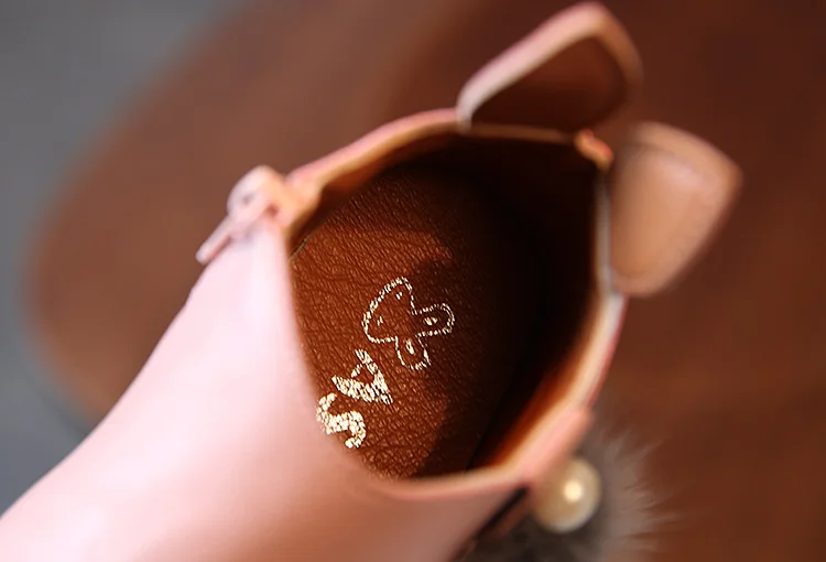 Детская обувь сапоги снегоступы из искусственной кожи кроссовки детские Демисезонный обувь милые уши кролика мяч кроссовки на молнии Повседневное