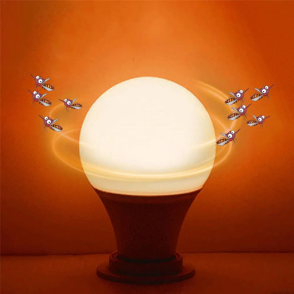 7W Plastic Clad Aluminium LED Mosquito Insect Repellent Light Bulb