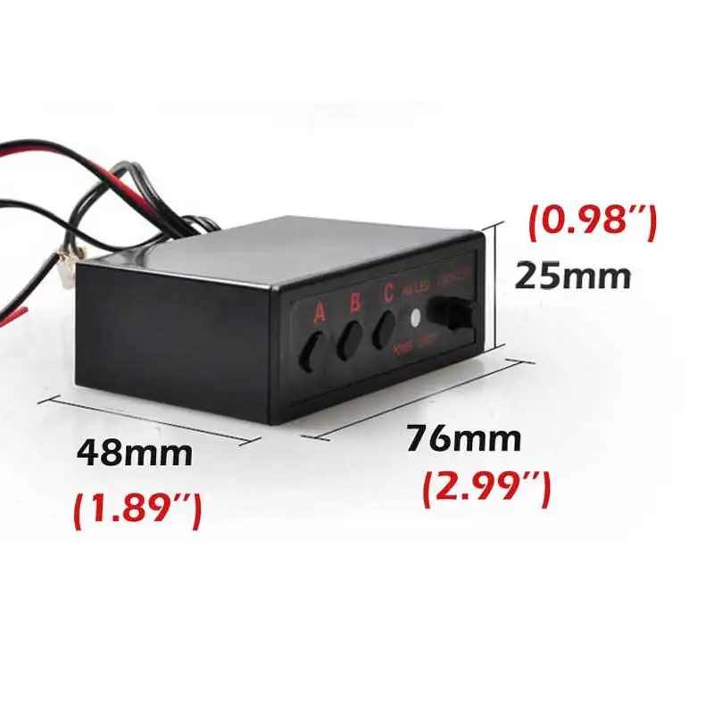 FUGSAME 8*9 72LED Автомобильная вспышка стробоскоп свет водонепроницаемый Янтарный 3 Мигающий Современный безопасность дорожного движения