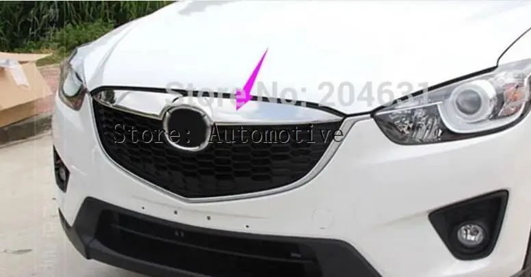 Chrome передний гонки гриль Накладка для 2012 2013 2013 для Mazda CX-5