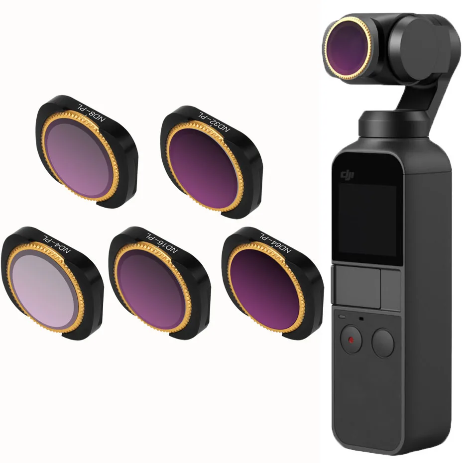 Фильтр для дрона для DJI OSMO POCKET ND4 8 16 32 64PL фильтры для OSMO Карманный Протектор Регулируемая нейтральная плотность полярные аксессуары
