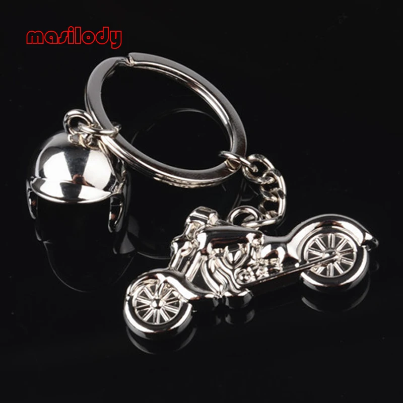 20pcs/Lot Metal Motorcycle Keychain Helmet Key Chain Motorcycle