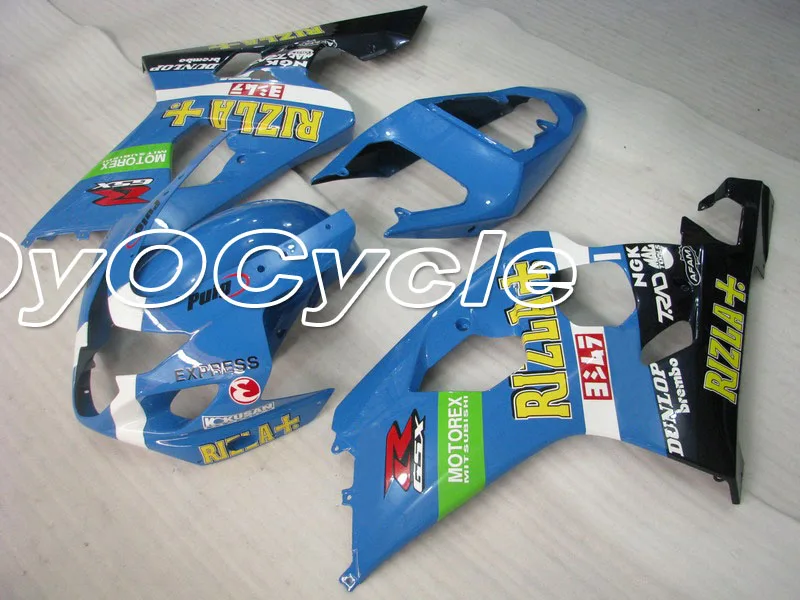 

For 04-05 Suzuki GSXR600 GSXR750 K4 GSXR 600 750 Injection Motorcycle ABS Fairing Bodywork Kit 2004 2005 Sky Blue