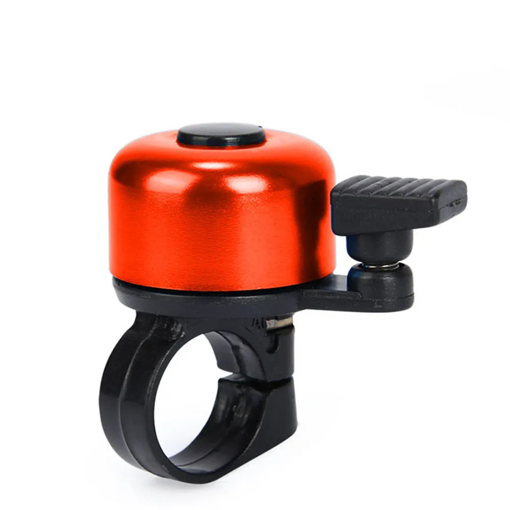 2*Cycling Bike Metal Ping Bell Handlebar Horn Alarm Mini Safety Sound Ring Black