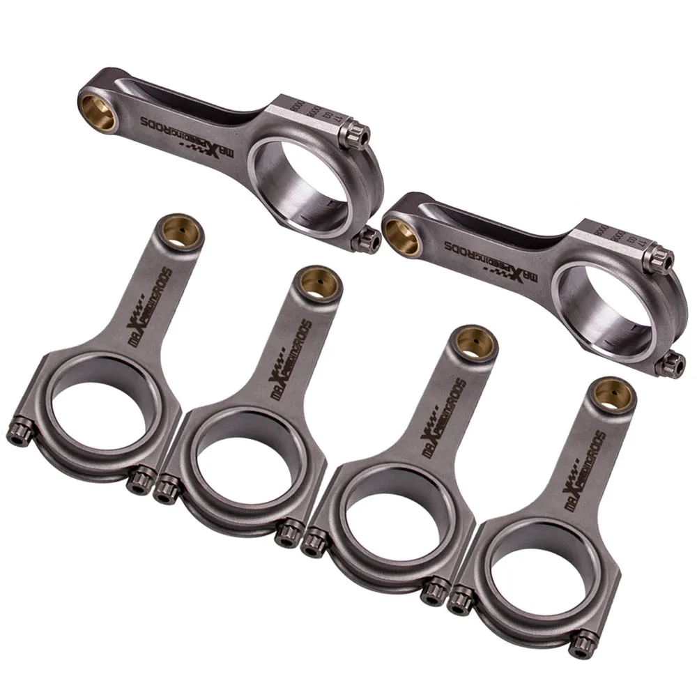 

6 x Connecting Rods 146.05mm for Triumph TR5 TR250 GT6 TR6 late model Conrods Con Rod Conrods H Beam 4340 EN24 Connecting Rods