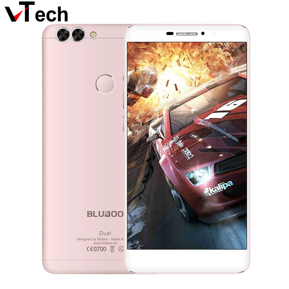 Цена за Оригинальные Bluboo Dual 5.5 "двойная камера 4 Г FDD LTE Мобильный телефон MTK6737T Quad Core 3000 мАч 2 ГБ RAM 16 ГБ ROM Отпечатков Пальцев 13MP OTG Цена за Оригинальные Bluboo Dual 5.5 "двойная камера 4 Г FDD LTE Мобильный телефон MTK6737T Quad Core 3000 мАч 2 ГБ RAM 16 ГБ ROM Отпечатков Пальцев 13MP OTG