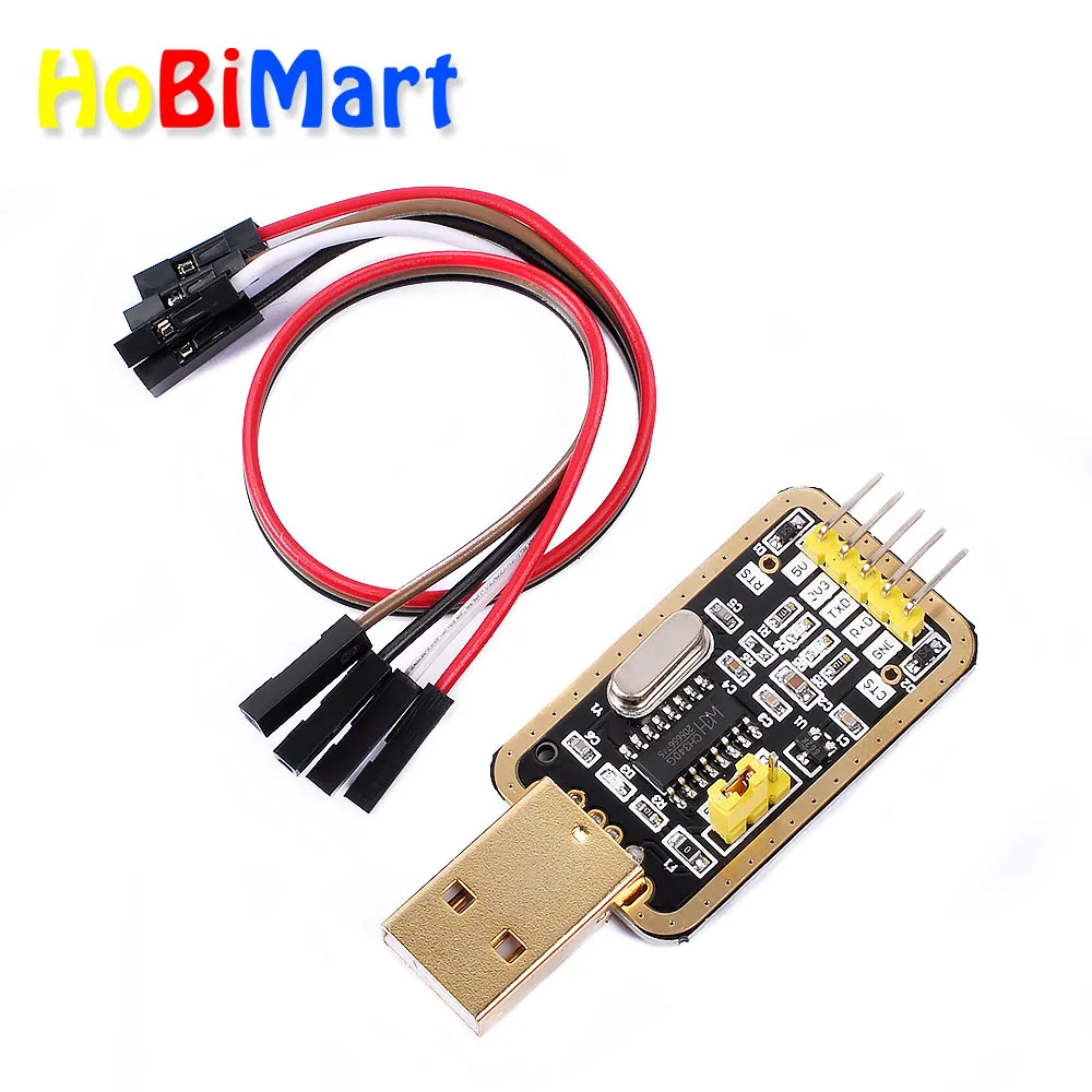 

1set CH340G RS232 Update USB To TTL Converter Module UART Serial Port UFS-HWK STC Dowanloader Programmer Brush Small Plates