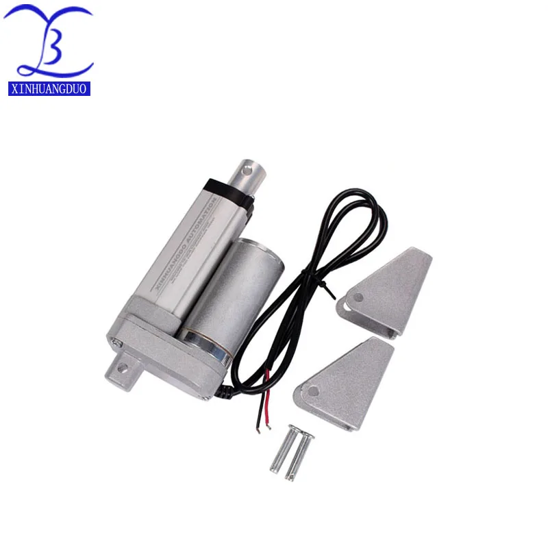 

50mm/2inch Stroke Heavy duty DC 12V DC 24V 1500N/330lbs Load Linear Actuator multi-function 2" Electric Motor and brackets