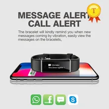 Смарт-браслет часы Спортивные Bluetooth трекер монитор сердечного ритма Смарт-браслет поддержка сообщения оповещения о звонках whatsapp линия push