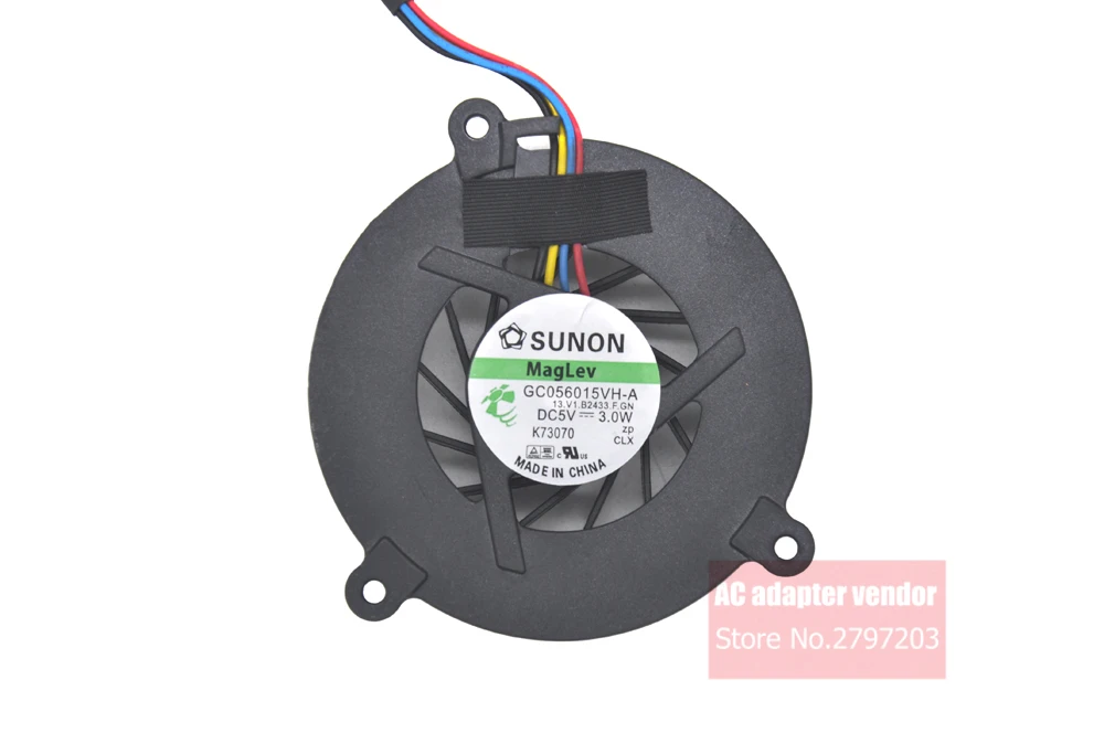 Используется для SUNON GC056015VH-A (13. V1.B2433. F. GN) (13. V1.B2449. F. GN) вентилятор для ноутбука