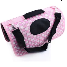 Новая горячая нейлон квадратный портативный кошка транспорта сумка для маленьких собак мягкая складная дорожная сумка носителей для собак товары для животные