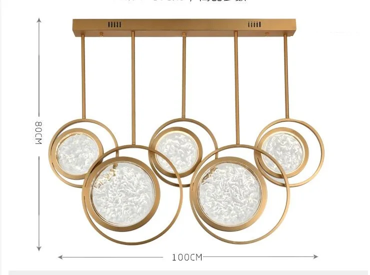 Скандинавские люстры из стекла Прямоугольные художественные украшения для гостиной светодиодный светильник роскошные лампы - Цвет абажура: L100xW8xH80CM