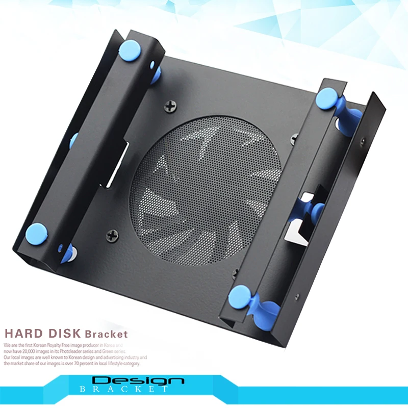 5.25 to3.5 HDD Hard Disk Cooler Cooling Fan Adapter Mounting Bracket