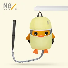 Новая детская анти-потерянный рюкзак с тяговых канатов От 1 до 3 лет Детский рюкзак анти-потерянный в форме животных