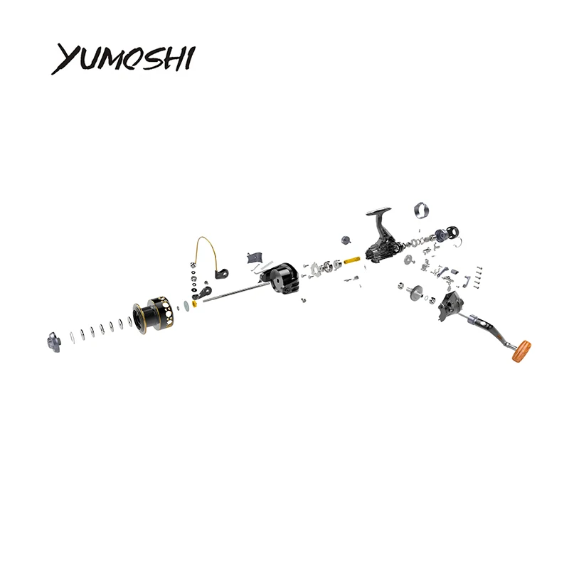 2018 YUMOSHI рыболовная приманка катушка 10 + 1 шариковый подшипник 11BB MG3000 4000 5000 6000 Карп