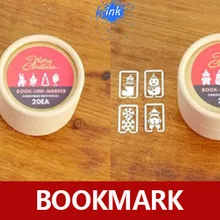 10 коробок/партия, каваи Новинка Рождественская Закладка, мини металлическая, для книги маркер линии как Рождественская книга маркер для чтения аксессуар