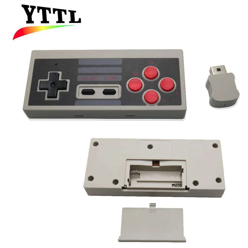 

new Mini Wireless Gamepad Joystick Handle Controller for Classic NES Console for Mini NES Game Gaming Retro