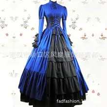 Готическое платье в стиле Лолиты; платье принцессы для костюмированной вечеринки; платье на заказ в викторианском стиле