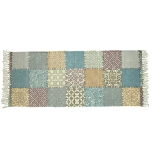 Прикроватные хлопковые ковры с кисточками, коврики для спальни, домашний прямоугольный ковер, машинная стирка, плетеные полоски, современный минималистичный скандинавский